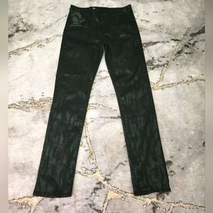Women's Rock & Republic Black Mamba Skinny Denim, Sze 10M, NWT, Animal Print.
